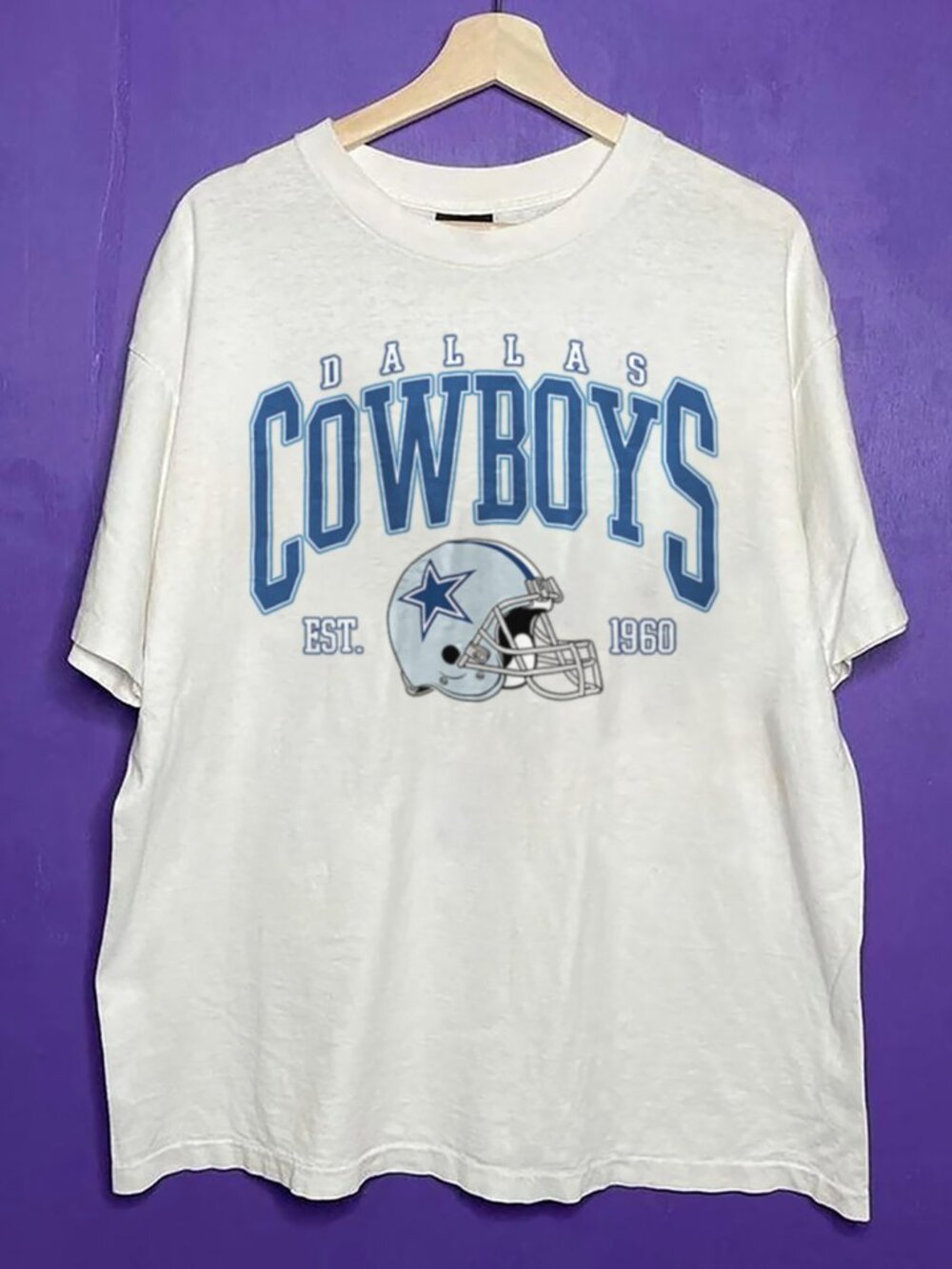 Vintage Dallas Cowboys Football Big Logo Shirt, 1960 Retro NFL Men Women Shirt